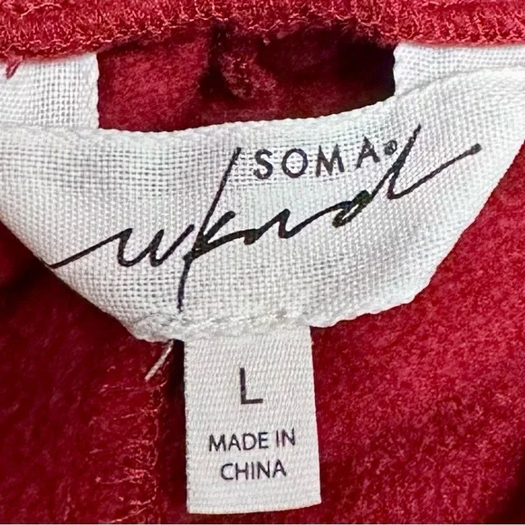 Soma Weekend Cranberry Joggers - Picture 7 of 9